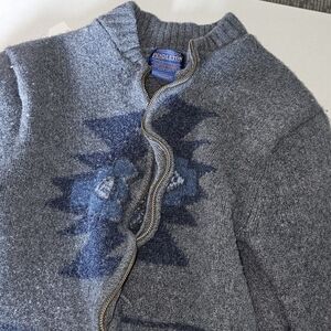Pendleton Gray Wool Men's Sweater
